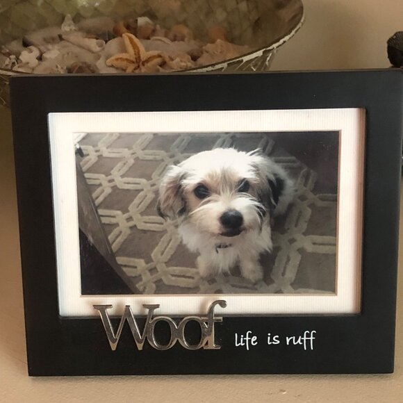 "Woof Life is Ruff" Picture Frame 8 X 6.5" - Picture 4 of 8